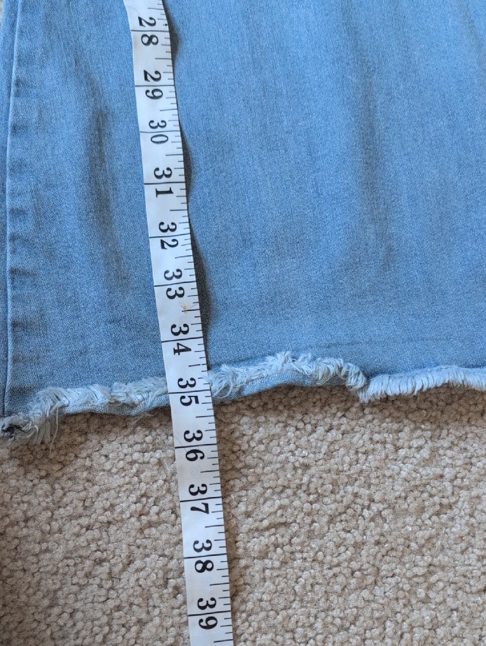 Free People Light Blue Bell Bottom Jeans 30 Long - Picture 9 of 10